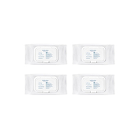 MISSHA - Super Aqua Ultra Hyalron Cleansing Oil Wipes (Jumbo Size) - 1pack (70pcs) (4ea) Set