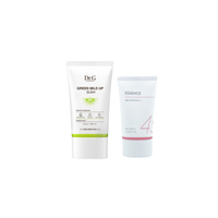 MISSHA X Dr.G - All Around Safe Block Essence Sun SPF45 PA+++ - 50ml X Green Mild Up Sun+ (SPF50+ PA++++) - 50ml