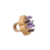 MissLady - Head Scalp Massager -Ring - 59.5 x 60 mm - Purple