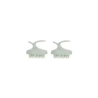 MissLady - Scalp Massage and Cleansing Brush - 1pc - Green (2ea) set