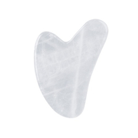 MissLady - Scraping Board Gua Sha Massage Tool (Heart-shaped) - 1pc - White