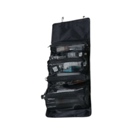 MissLady - Travel Makeup Pouch - 1pc - Black