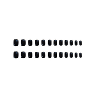 Nail Girl - Stain Nail Tips - One Size - Black