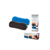Needs Labo - Waist/Neck Pressure Relief Silicone Cushion - 1pc - Black Cover Blue Cushion