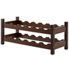 12 Bottle 2-Tier Wine Rack for Kitchen-Coffee