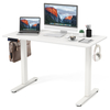 120 x 60cm Height Adjustable Standing Desk with 3 Memory Heights-White