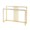120cm Long Entryway Table with Baffle-White
