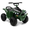 12V Kids Ride On ATV with 2 Speeds and LED Lights-Green