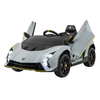 12V Kids Ride on Car 4WD Lamborghini Licensed with 3 Speeds and Music-Grey