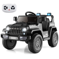 12V Kids Ride on Car with Soft Start and Battery Powered-Black