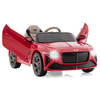 12V Licensed Bentley Bacalar Kids Ride On Car with Scissor Doors and Lights-Red