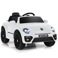 12V Volkswagen Beetle Electric Kids Ride On Car with Remote Control-White