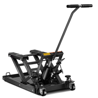 1500 LBS Hydraulic Motorcycle ATV Jack Lift Hoist Jacks Repair Bike Auto Hoists-Black
