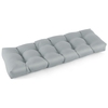 15cm Thick Garden Bench Cushion for Outdoor and Indoor Use-Grey