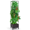 170cm Versatile Raised Garden Bed with Planter Box and Trellis