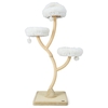 178 cm Tall Cat Tree 4-Layer Cat Tower with 3 Warm Perches-Beige