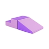 2-Piece Step and Slide Climber for Infants and Toddlers-Purple