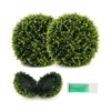 2 Pieces 55cm Artificial Plant Cedar Topiary Ball for Indoor and Outdoor-M