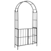230CM Tall Heavy-Duty Metal Arbour Archway for Climbing Plant Rose Vine