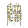 2/4 Pack 180 cm x 50 cm Metal Garden Trellis Decorative for Climbing Plants-2 Pack
