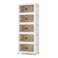 27/34/44/59/78/92.5 Gal Stackable Storage Bins with Lockable Wheels-92.5 Gal-5-Tier