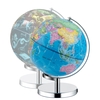3 in 1 Illuminated World Globe with Stand for Home School Office