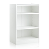 3-Tier Floor Standing Open Bookshelf with Anti-toppling Device-White