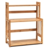 3-Tiers Bamboo Kitchen Spice Storage Shelf