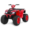 4-Wheeler Ride-On Toys with LED Lights and Wireless Connection-Red