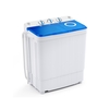4.5kg Portable Washing Machine Twin Tub Laundry Washer with Drain Pump-Blue
