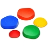 5 Balance Stepping Stones with Non-slip Edging