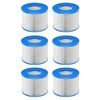 6 Pieces Hot Tub Filter Cartridges Compatible with Most Massage Pool