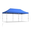 6 x 3m Pop Up Gazebo with 3 Height Positions and Wheeled Storage Bag-Blue