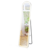 Arch Full Length Mirror with LED Lights and 3 Color Lighting-White