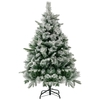 Artificial Christmas Tree with LED Lights,  8 Lighting Modes and Foldable Metal Stand-4.5 ft