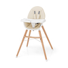Baby High Chair with Double 4-Gear Tray and 5 Point Harness-Beige