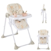Baby Highchair with Removable Tray for 6-36 Months-Orange