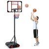 Basketball Hoop and Goal Set with Wheel for Basketball Gym