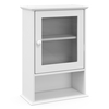Bathroom Wall Mounted Storage Cupboard with Single Door-White