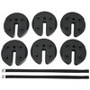 Canopy Weights with No-Pinch Design for Easy Installation and Removal