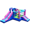 Inflatable Bounce House with Slides and Mesh Protection
