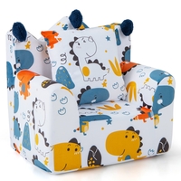 Kids Sofa Chair Foam Filled Armchair with Extra Padded Pillow-Orange