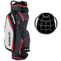 Lightweight and Large Capacity Golf Cart Bag-Black