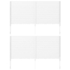 Outdoor Privacy Fence Screen with 5 Ground Stakes for Garden Yard Patio-White