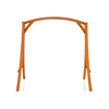 Patio Wood Swing Frame with Curved Arc Top