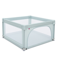 Playpen Baby Toddlers Safety Activity Fence with 50 Ocean Balls-Blue