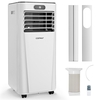 Portable 3-in-1 Air Conditioner with Remote Control and Sleep Mode-White