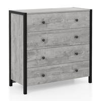 Wooden Storage Dresser for Bedroom Living Room Hallway-Grey