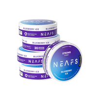 NEAFS Blueberry Ice Nicotine Pouches STRONG - 5Pack (100 Pouches)