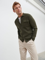 Koen Knitted Shirt - Khaki,  L